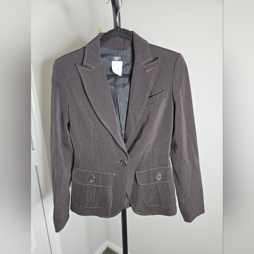 Philippe Adec Dark Gray Blazer